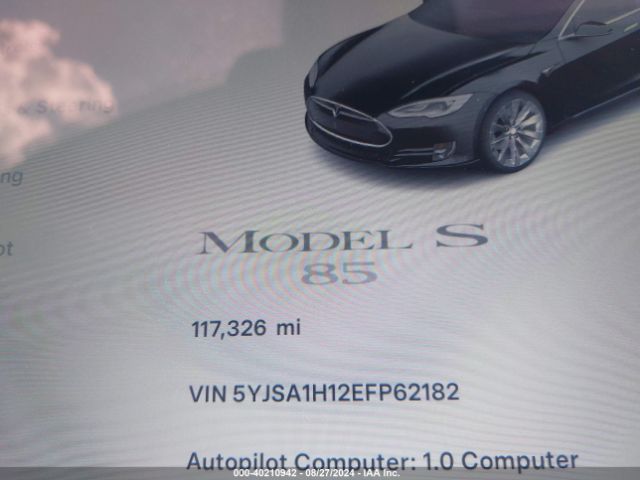 5YJSA1H12EFP62182 Tesla Model S P85
