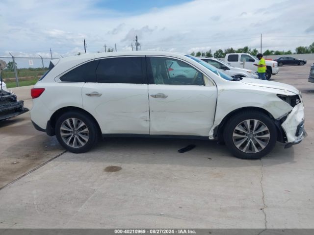 5FRYD4H41FB010261 Acura Mdx Technology Package