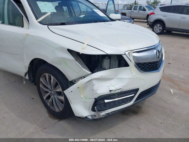 5FRYD4H41FB010261 Acura Mdx Technology Package