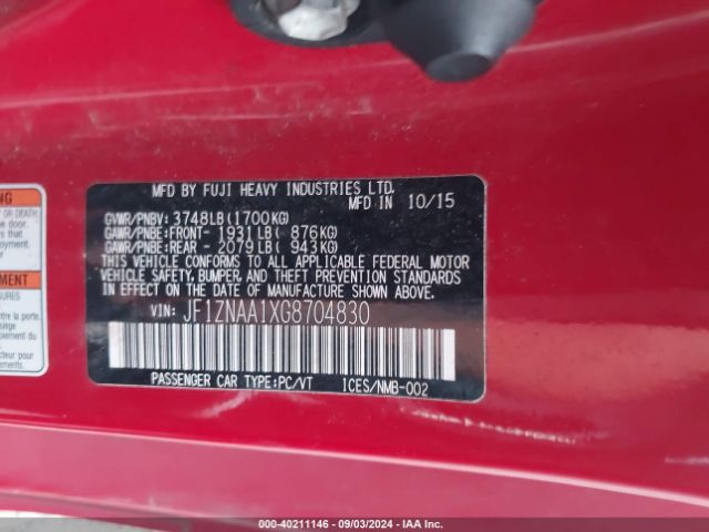 JF1ZNAA1XG8704830 Scion FR-S