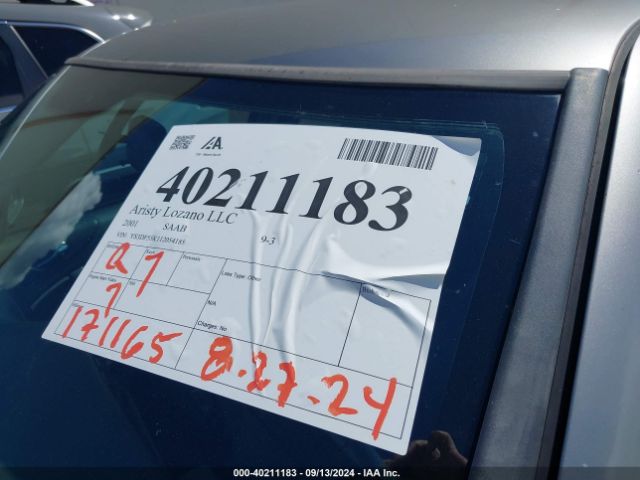 2001 SAAB 9-3 YS3DF55K112054185 Photo 6