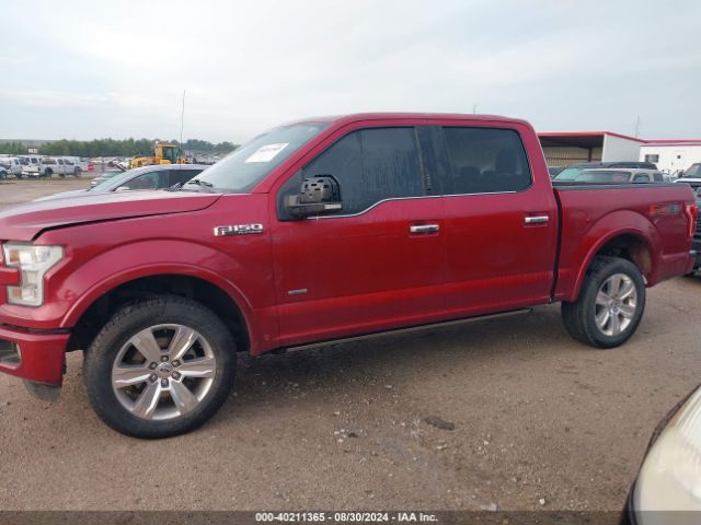 1FTEW1EG7GFB26184 Ford F-150 Platinum