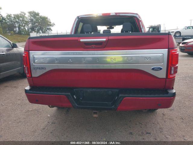 1FTEW1EG7GFB26184 Ford F-150 Platinum