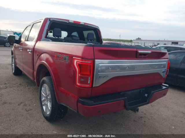 1FTEW1EG7GFB26184 Ford F-150 Platinum