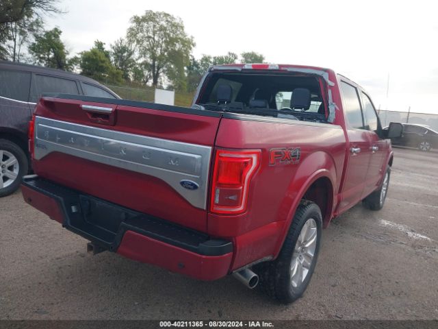 1FTEW1EG7GFB26184 Ford F-150 Platinum