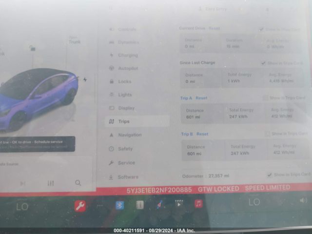 2022 TESLA MODEL 3 5YJ3E1EB2NF200885 Photo 6