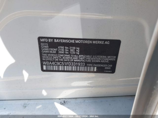 WBA4C9C51FD331933 BMW 428 Gran Coupe Xdrive