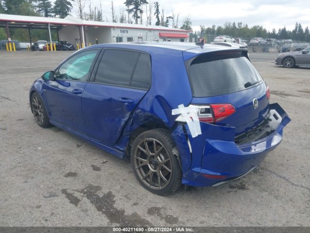 WVWUF7AU8GW189496 Volkswagen Golf R 4-door