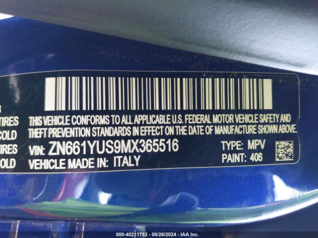 ZN661YUS9MX365516 Maserati Levante S Gransport