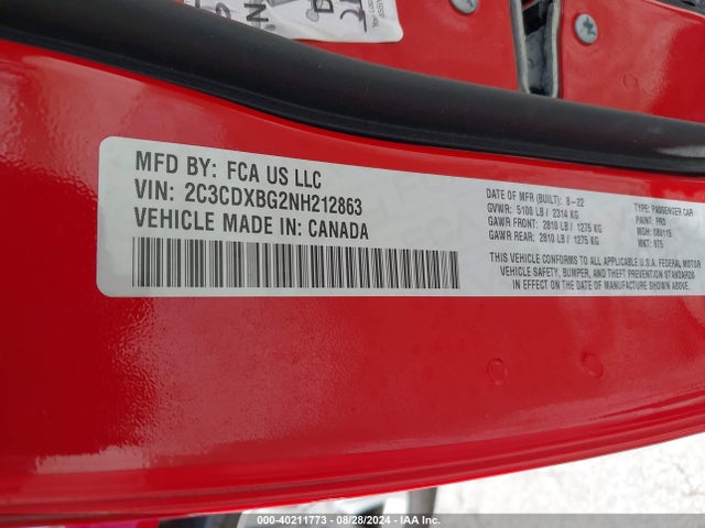 Dodge Charger Sxt Rwd 2022 2C3CDXBG2NH212863 Image 9