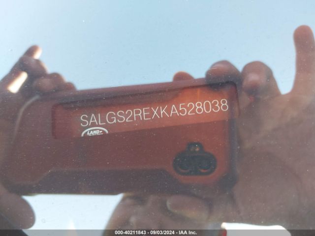 SALGS2REXKA528038 Land Rover Range Rover 5.0l V8 Supercharged