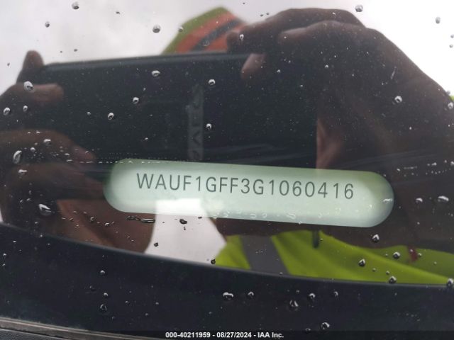 WAUF1GFF3G1060416 Audi S3 2.0t Premium Plus
