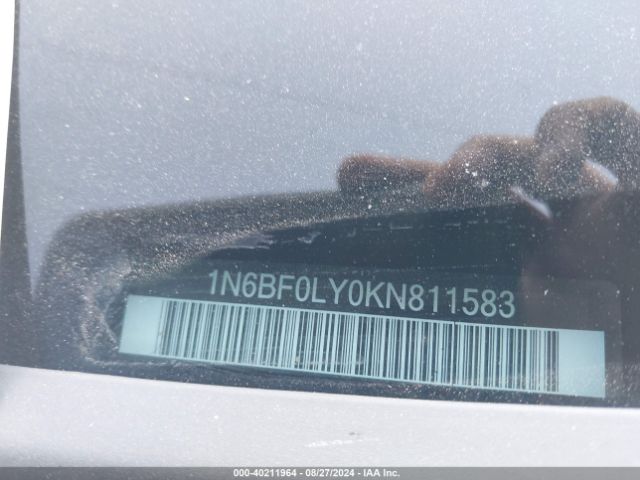 1N6BF0LY0KN811583 Nissan Nv Cargo Nv2500 Hd Sv V6