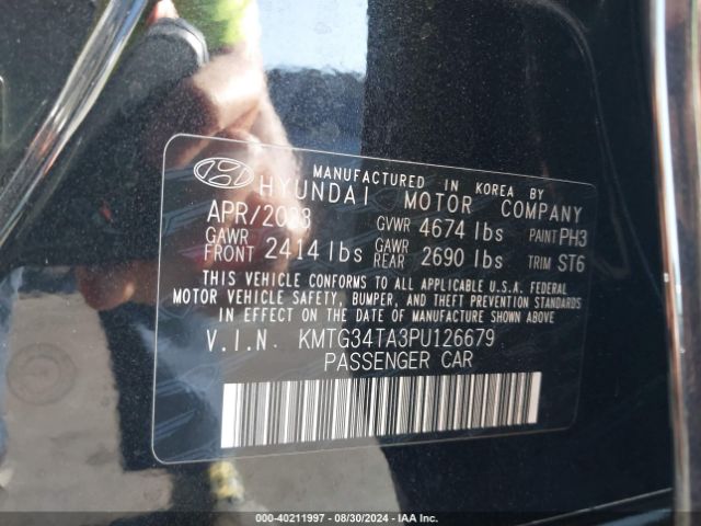 KMTG34TA3PU126679 Genesis G70 2.0t Rwd