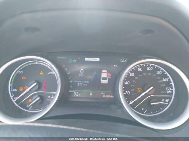 4T1F31AK1NU579633 Toyota Camry Xle Hybrid
