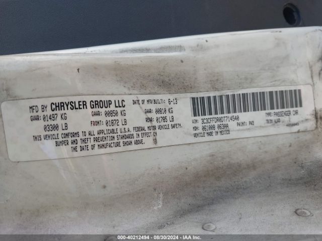 2013 FIAT 500C 3C3CFFDR0DT714540 Photo 8