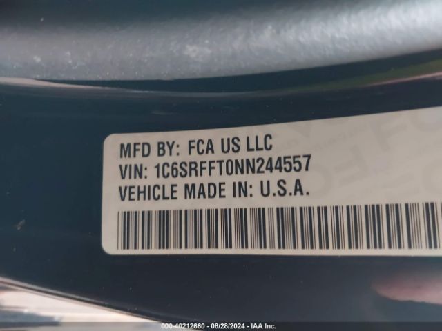 1C6SRFFT0NN244557 RAM 1500 Big Horn  4x4 5'7 Box