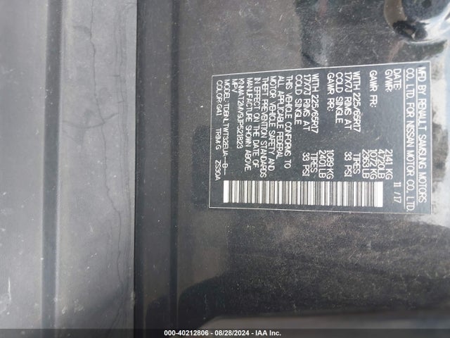 Nissan ROGUE SV 2018 KNMAT2MV9JP521823 Image 9