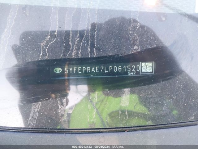 5YFEPRAE7LP061520 Toyota COROLLA LE