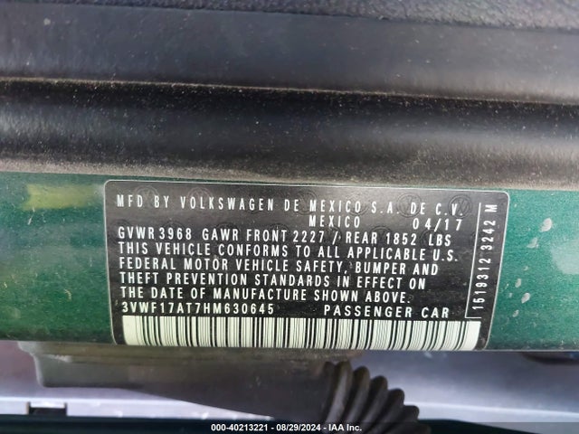 3VWF17AT7HM630645 Volkswagen Beetle #pinkbeetle/1.8t Classic/1.8t S