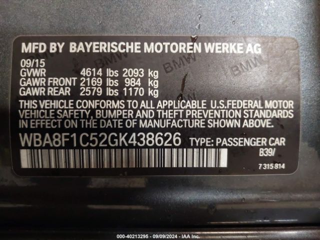 WBA8F1C52GK438626 BMW 328d Xdrive