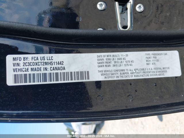 2021 DODGE CHARGER 2C3CDXCT2MH511442 Photo 8