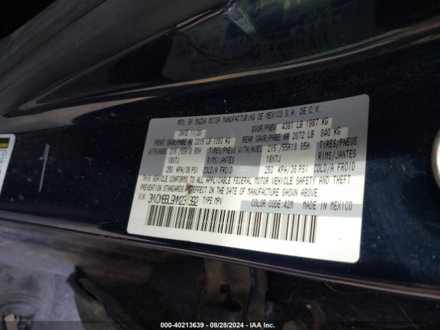 3MVDMBBL9MM231392 Mazda Cx-30 Select