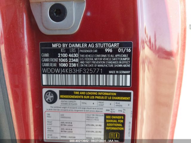 WDDWJ4KB3HF325771 Mercedes-Benz C 300 4matic