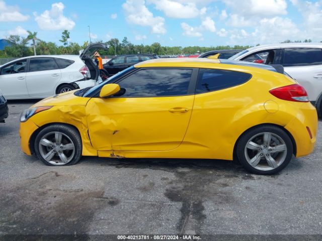 KMHTC6AD9EU194788 Hyundai Veloster Base W/black