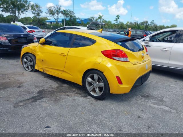 KMHTC6AD9EU194788 Hyundai Veloster Base W/black