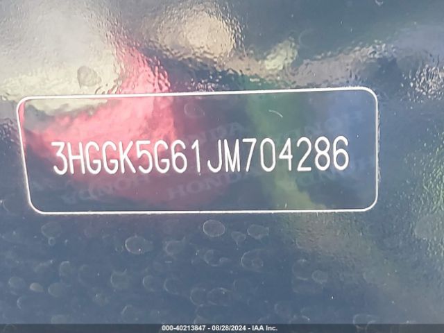 3HGGK5G61JM704286 Honda Fit Sport