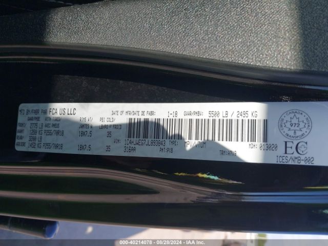 1C4HJWEG7JL893843 Jeep Wrangler Jk Unlimited Sahara