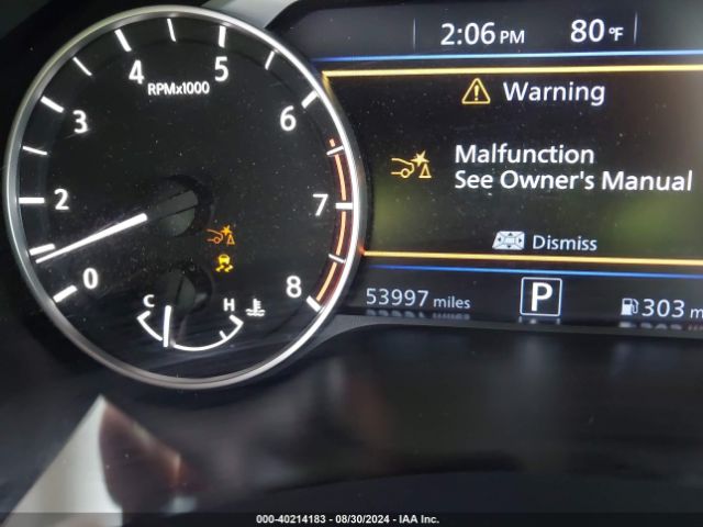 1N4BL4DW5MN311427 Nissan Altima Sv Intelligent Awd
