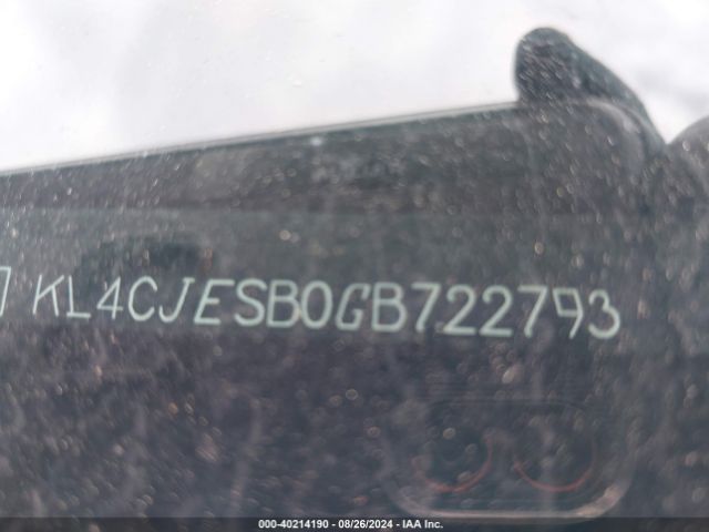 KL4CJESB0GB722793 Buick Encore