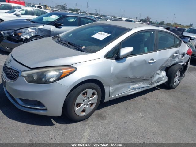 KNAFK4A65G5449487 KIA FORTE LX