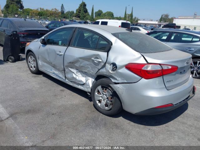 KNAFK4A65G5449487 KIA FORTE LX