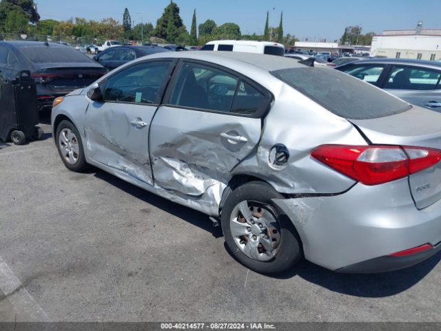 KNAFK4A65G5449487 KIA FORTE LX