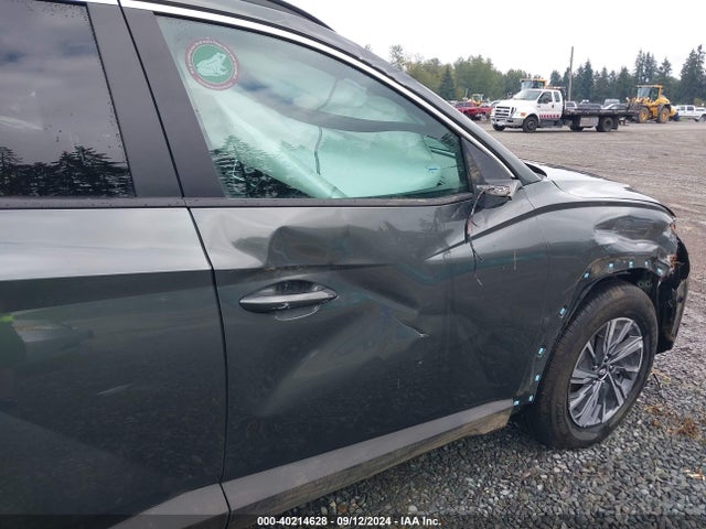 KM8JBCA15PU086086 Hyundai Tucson Hybrid Blue
