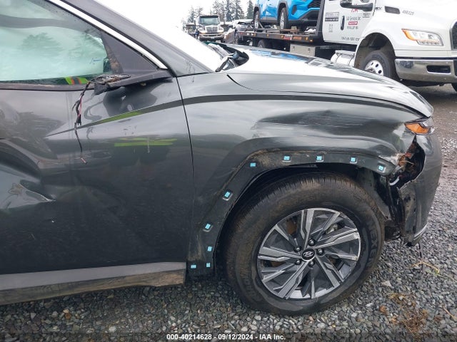 KM8JBCA15PU086086 Hyundai Tucson Hybrid Blue