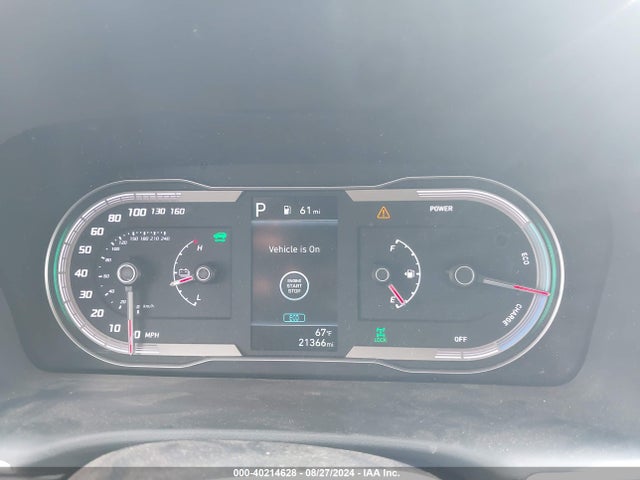 KM8JBCA15PU086086 Hyundai Tucson Hybrid Blue