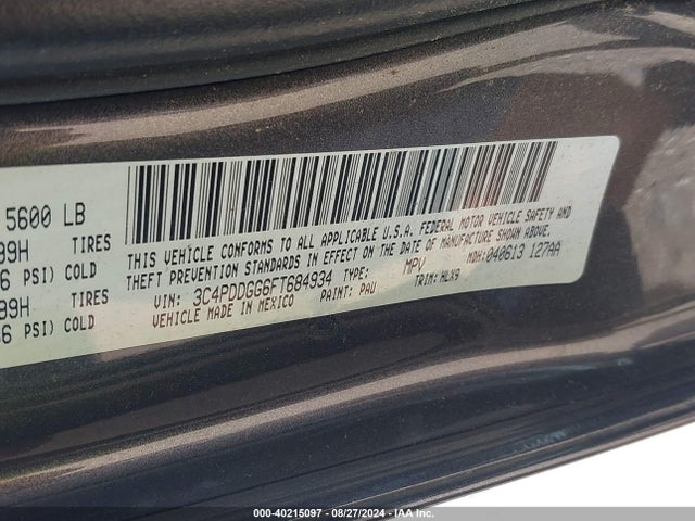 3C4PDDGG6FT684934 Dodge Journey Crossroad