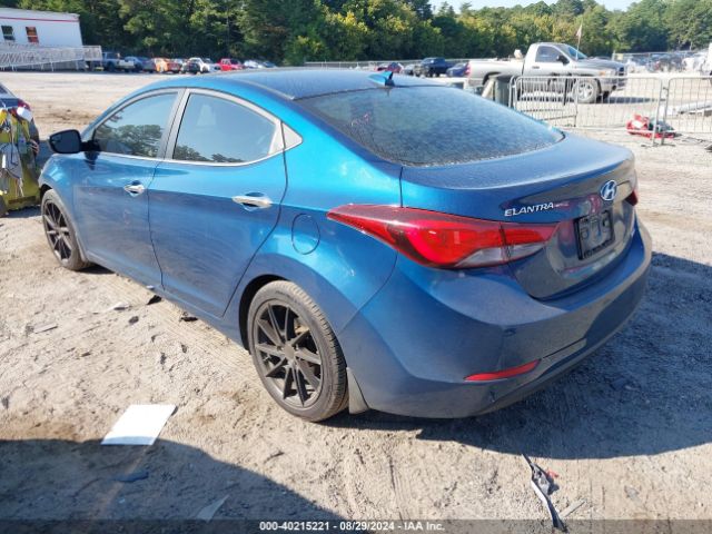 KMHDH4AE4FU377195 Hyundai Elantra Limited