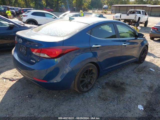 KMHDH4AE4FU377195 Hyundai Elantra Limited