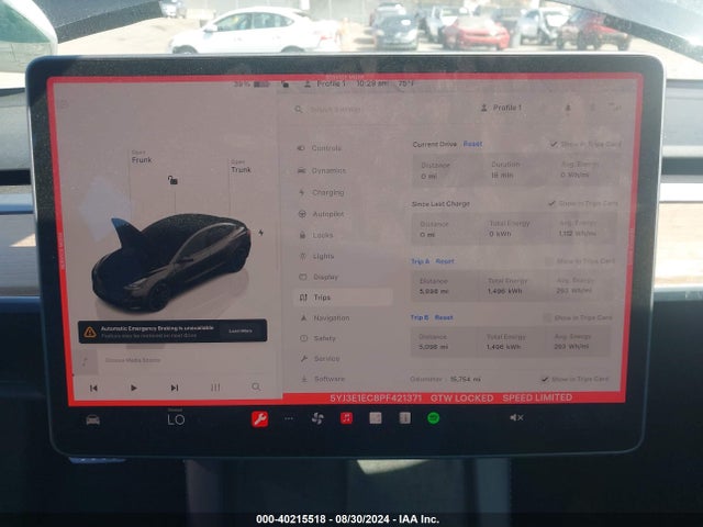 Tesla Model 3 Performance Dual Motor All-wheel Drive 2023 5YJ3E1EC8PF421371 Image 19