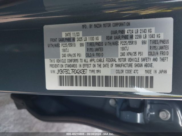 JM3KFBCL7R0424367 Mazda Cx-5 2.5 S Carbon Edition