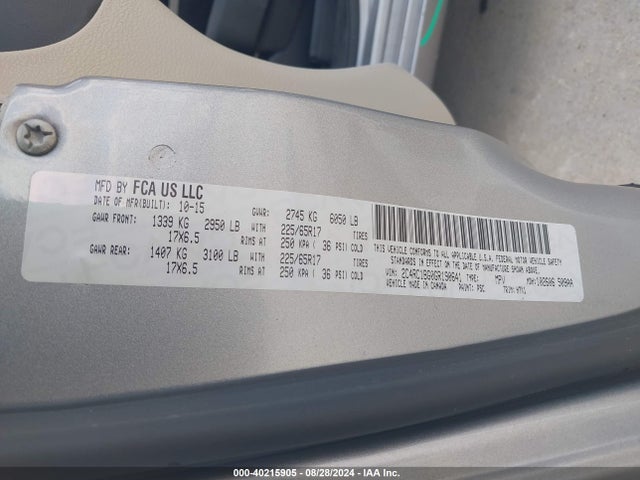 2C4RC1BG0GR190641 Chrysler Town & Country Touring