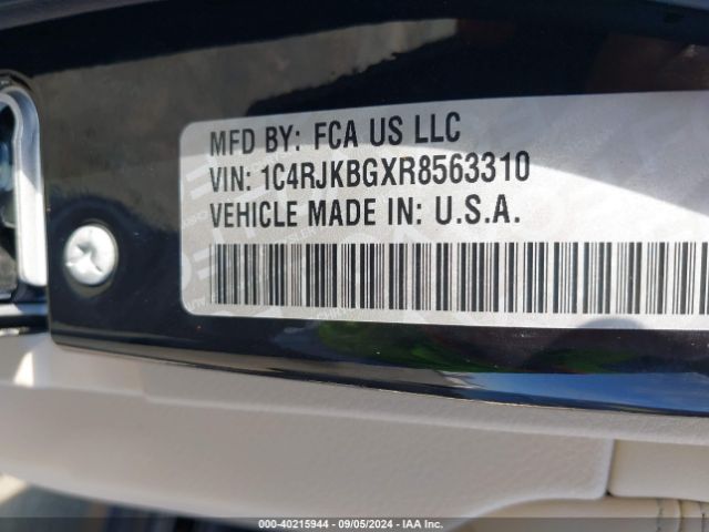 1C4RJKBGXR8563310 Jeep Grand Cherokee L Limited 4x4