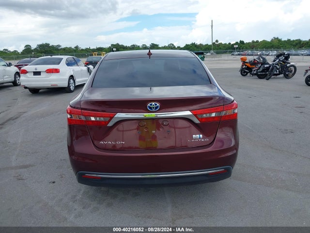 Toyota Avalon Hybrid Limited 2016 4T1BD1EB2GU052175 Image 16