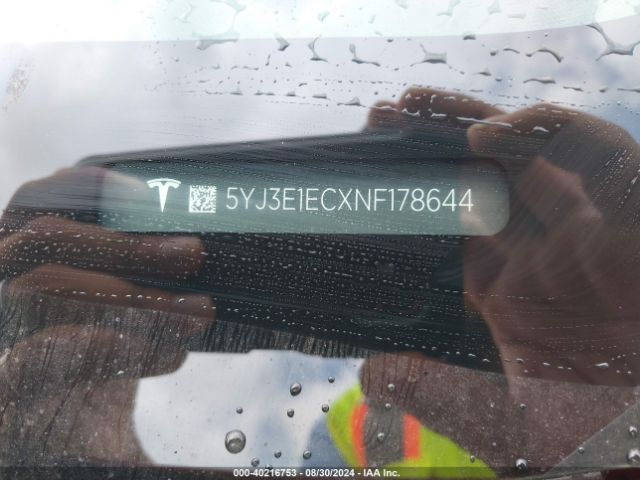 5YJ3E1ECXNF178644 Tesla Model 3 Performance Dual Motor All-wheel Drive