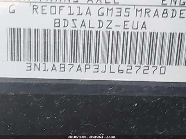 Nissan SENTRA SV 2018 3N1AB7AP3JL627270 Image 9